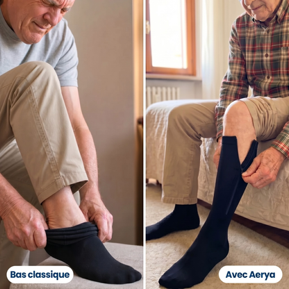 Aerya™ – Bas de Contention Zippés